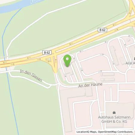 Standortübersicht der Tankstelle EWE Go GmbH in 36251 Bad Hersfeld
