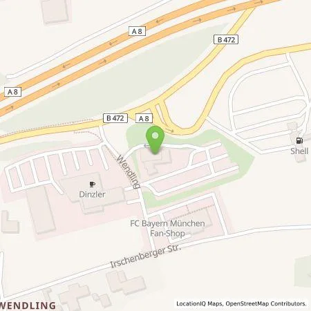 Standortübersicht der Tankstelle EWE Go GmbH in 83737 Irschenberg