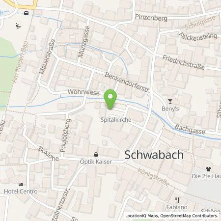 Standortübersicht der Tankstelle Stadtdienste Schwabach GmbH in 91126 Schwabach