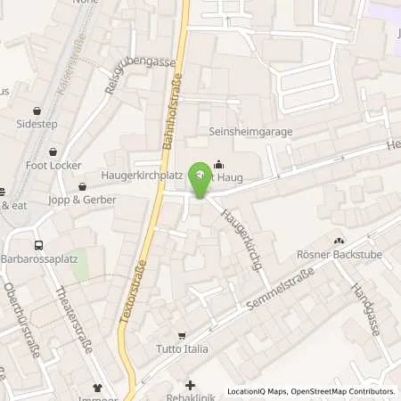 Standortübersicht der Tankstelle WVV in 97070 Würzburg