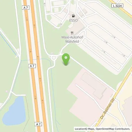 Standortübersicht der Tankstelle EnBW mobility+ AG und Co.KG in 34323 Malsfeld