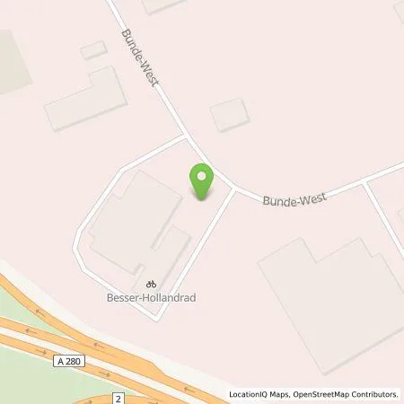 Standortübersicht der Tankstelle Backcharge GmbH in 26831 Bunde