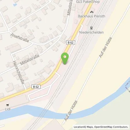 Standortübersicht der Tankstelle EAM Natur Energie GmbH in 57555 Mudersbach