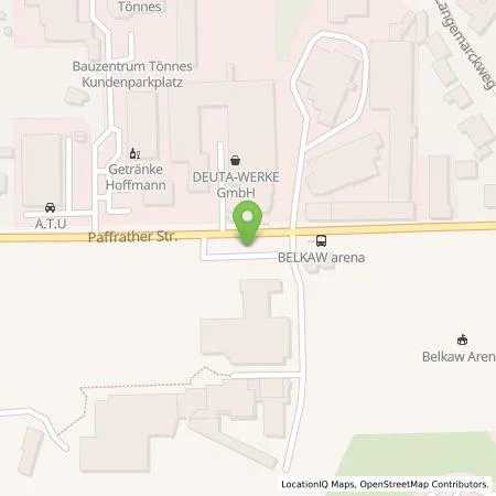 Standortübersicht der Tankstelle CHARGEUNITY GmbH in 51465 Bergisch Gladbach
