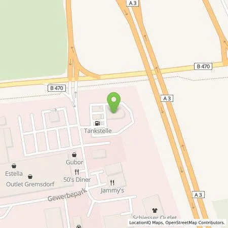 Standortübersicht der Tankstelle BP Europa SE in 91350 Gremsdorf