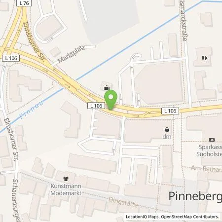 Standortübersicht der Tankstelle VR Bank in Holstein eG in 25421 Pinneberg