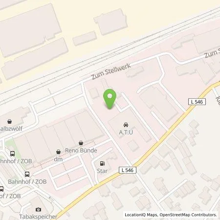 Standortübersicht der Tankstelle Allego GmbH in 32257 Bünde