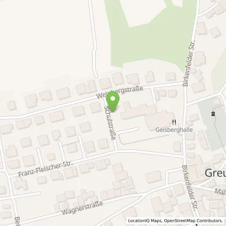 Standortübersicht der Tankstelle Energielösung GmbH in 97259 Greußenheim