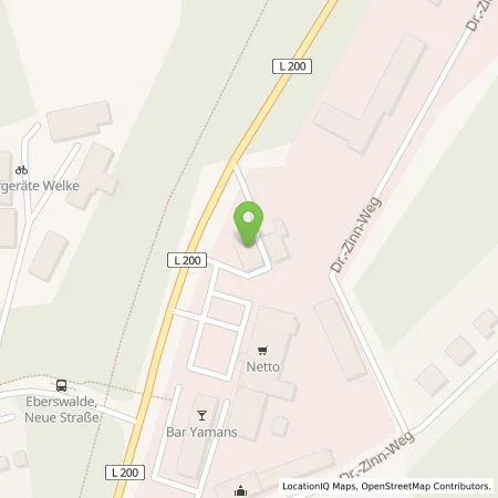 Standortübersicht der Tankstelle Vattenfall Smarter Living GmbH in 16225 Eberswalde