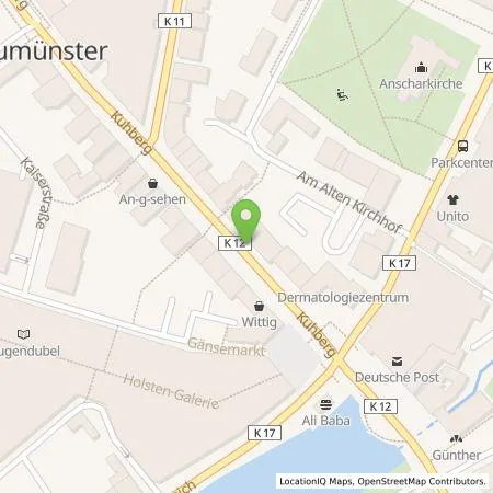 Standortübersicht der Tankstelle SWN Stadtwerke Neumünster GmbH in 24534 Neumünster