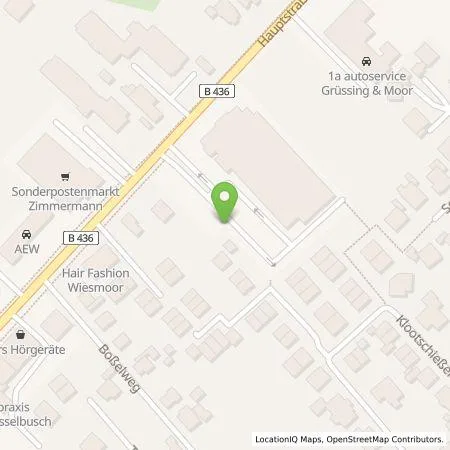 Standortübersicht der Tankstelle Vattenfall Smarter Living GmbH in 26639 Wiesmoor