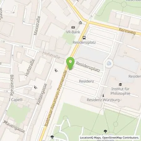 Standortübersicht der Tankstelle WVV in 97072 Würzburg