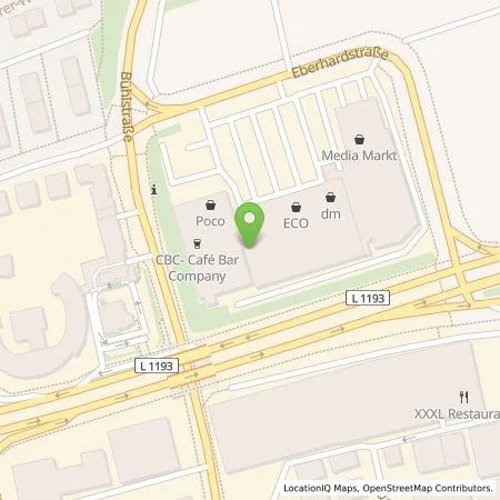Standortübersicht der Tankstelle EnBW mobility+ AG und Co.KG in 70736 Fellbach