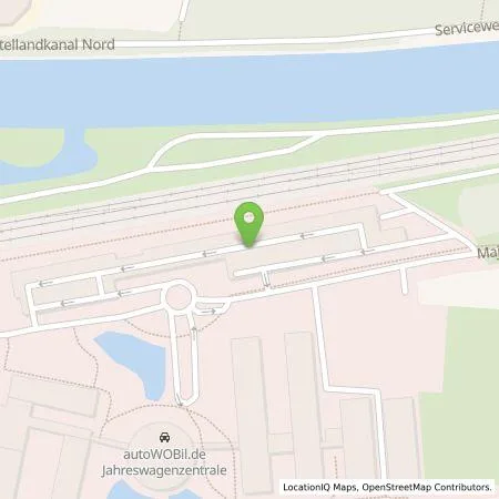 Standortübersicht der Tankstelle Volkswagen Immobilien GmbH in 38442 Wolfsburg