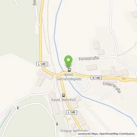 Standortübersicht der Tankstelle Westenergie Metering GmbH in 54317 Kasel