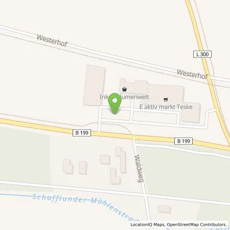 Standortübersicht der Tankstelle ALDI Nord Deutschland Stiftung & Co. KG in 24980 Schafflund