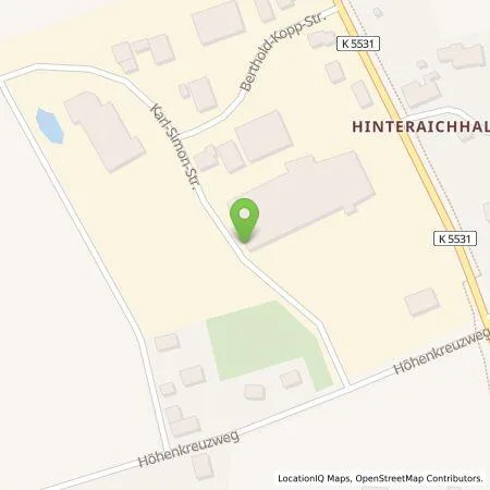 Standortübersicht der Tankstelle Scheerer Logistik GmbH & Co KG in 78733 Aichhalden