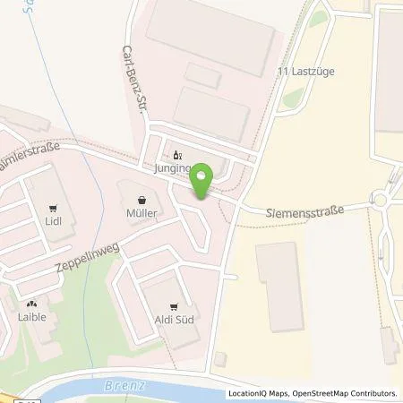 Standortübersicht der Tankstelle MVV Energie AG in 89542 Herbrechtingen