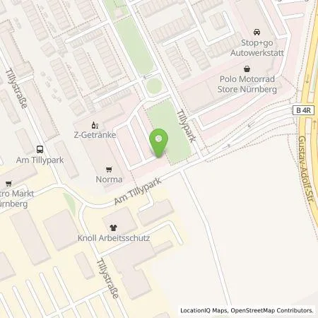 Standortübersicht der Tankstelle NCP HOLDING GmbH & Co. KG in 90431 Nürnberg