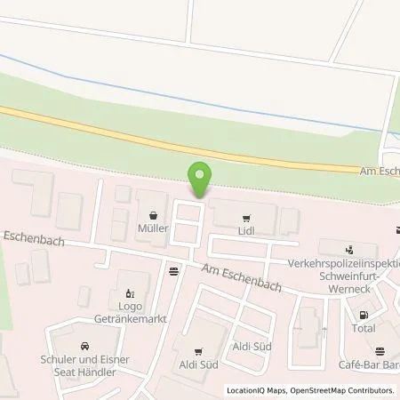 Standortübersicht der Tankstelle MVV Energie AG in 97440 Werneck
