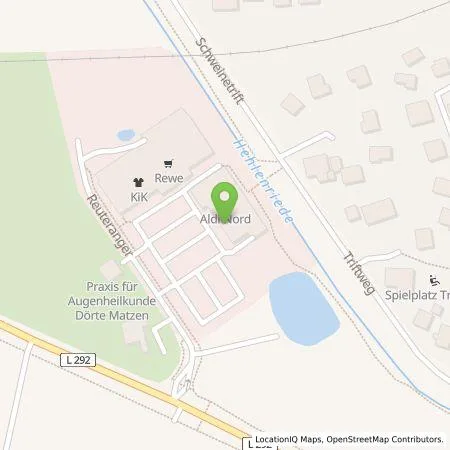 Standortübersicht der Tankstelle ALDI Nord Deutschland Stiftung & Co. KG in 38550 Isenbüttel