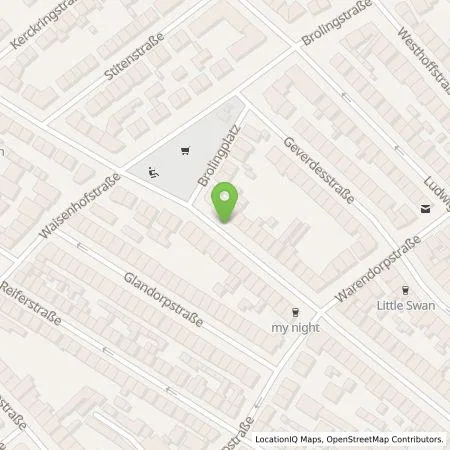 Standortübersicht der Tankstelle Stadtwerke Lübeck Energie GmbH in 23554 Lübeck