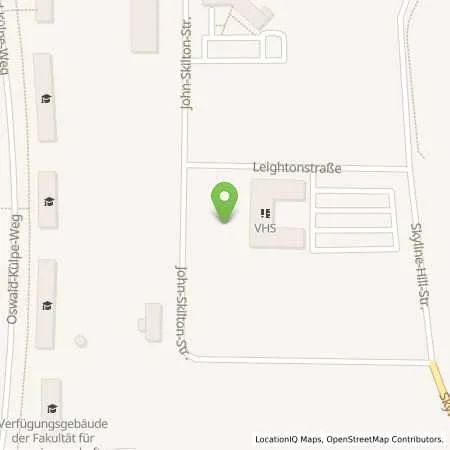 Standortübersicht der Tankstelle Stadtwerke Würzburg AG in 97074 Würzburg