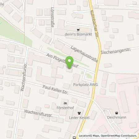 Standortübersicht der Tankstelle eze.network GmbH in 96317 Kronach