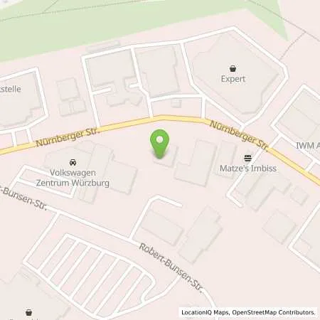 Standortübersicht der Tankstelle Mer Germany GmbH in 97076 Würzburg