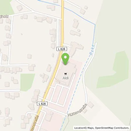 Standortübersicht der Tankstelle ALDI Nord Deutschland Stiftung & Co. KG in 33184 Altenbeken