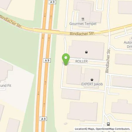 Standortübersicht der Tankstelle Motor-Nützel Vertriebs-GmbH in 95448 Bayreuth