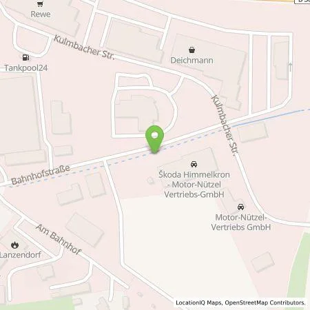 Standortübersicht der Tankstelle Motor-Nützel Vertriebs-GmbH in 95502 Himmelkron