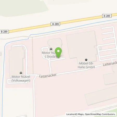 Standortübersicht der Tankstelle Motor-Nützel Vertriebs-GmbH in 95326 Kulmbach