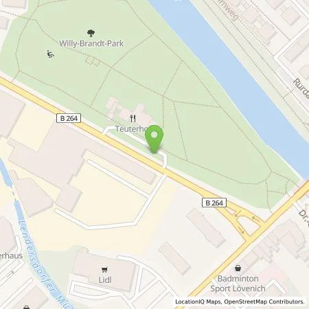 Standortübersicht der Tankstelle Stadtwerke Düren GmbH in 52355 Düren