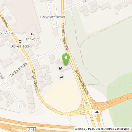 Standortübersicht der Tankstelle Shell Deutschland GmbH in 59755 Arnsberg