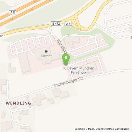 Standortübersicht der Tankstelle Energie Südbayern GmbH in 83737 Irschenberg