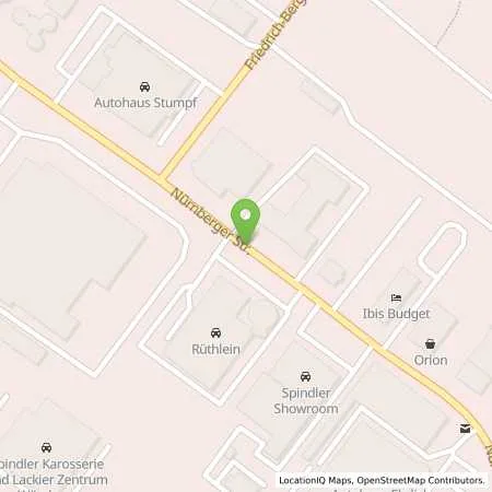 Standortübersicht der Tankstelle WVV in 97076 Würzburg