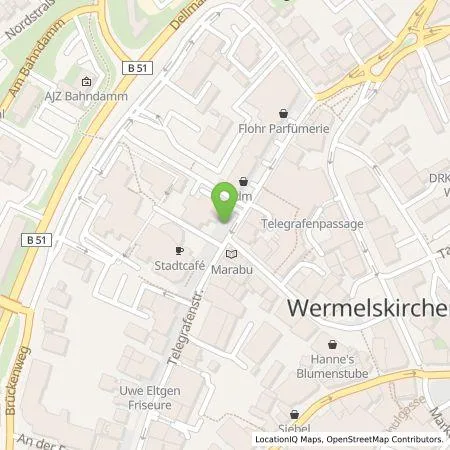 Standortübersicht der Tankstelle BEW Bergische Energie und Wasser GmbH in 42929 Wermelskirchen