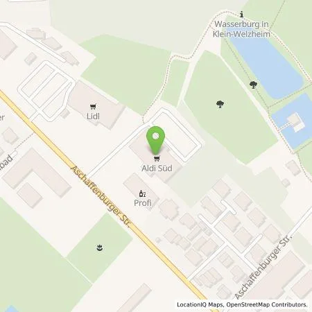 Standortübersicht der Tankstelle ALDI SÜD Immobilienverwaltungs-GmbH & Co. oHG in 63500 Seligenstadt