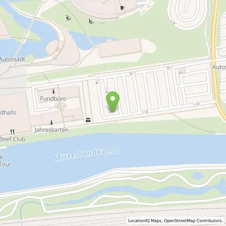 Standortübersicht der Tankstelle Autostadt GmbH in 38440 Wolfsburg