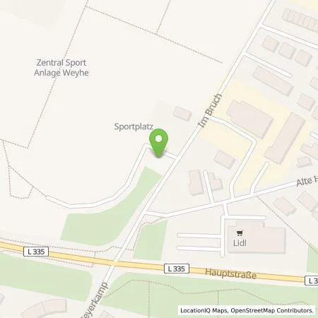 Standortübersicht der Tankstelle enercity AG in 28844 Weyhe