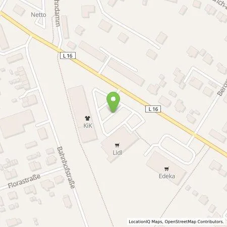 Standortübersicht der Tankstelle Lidl Dienstleistung GmbH & Co. KG in 16833 Fehrbellin