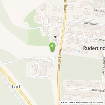 Standortübersicht der Tankstelle Citywatt GmbH in 94161 Ruderting