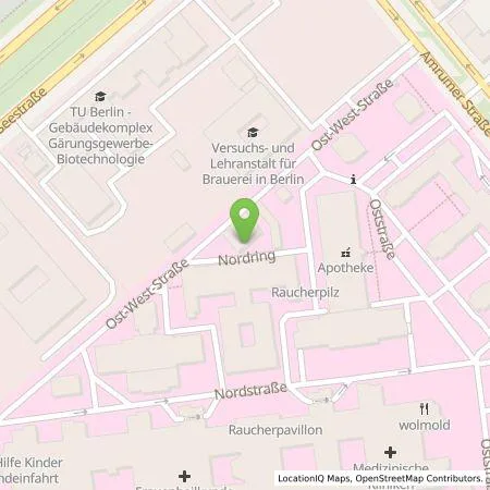 Standortübersicht der Tankstelle Walter Fritz deutsche Gesellschaft für Energieversorgung mbH in 13353 Berlin
