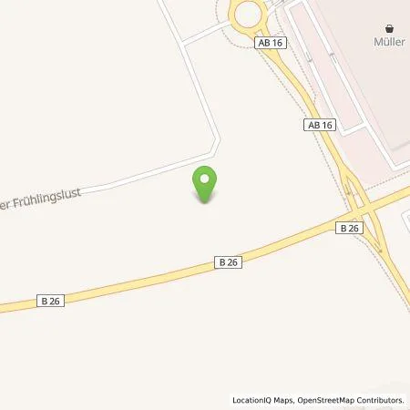 Standortübersicht der Tankstelle EWE Go GmbH in 63811 Stockstadt a. Main