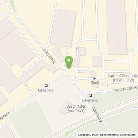 Standortübersicht der Tankstelle Shell Deutschland GmbH in 49076 Osnabrück