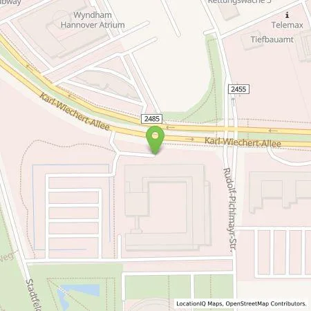 Standortübersicht der Tankstelle enercity AG in 30625 Hannover