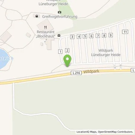 Standortübersicht der Tankstelle Wildpark Lüneburger Heide - Tietz GmbH & Co. KG in 21271 Hanstedt