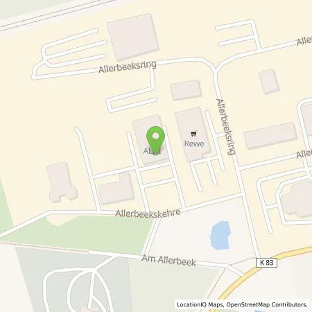 Standortübersicht der Tankstelle ALDI Nord Deutschland Stiftung & Co. KG in 21266 Jesteburg