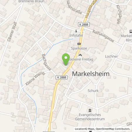Standortübersicht der Tankstelle TauberEnergie Kuhn, Karl und Andreas Kuhn OHG in 97980 Bad Mergentheim